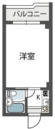 ロータリーマンション上新庄の間取り画像