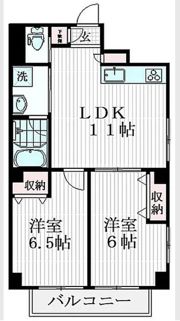 スワンレイク三ノ輪の間取り画像