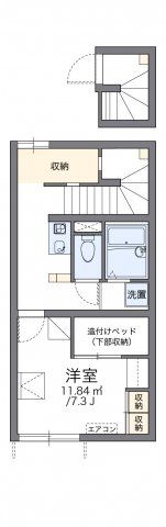 レオパレスハイム越路の間取り画像