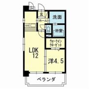 イーストヒルズの間取り画像