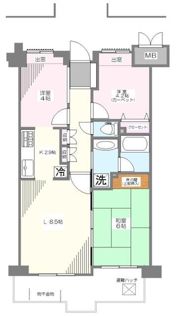 ルネ戸田公園駅前グランビューの間取り画像