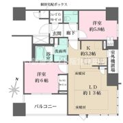 ザ・パークハウス大阪梅田タワーの間取り画像