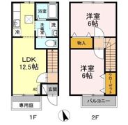 メルベーユMT B棟の間取り画像