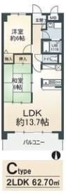 シェソワ駒方の間取り画像