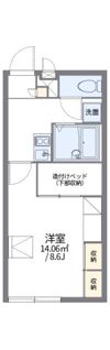 レオパレスガーネットの間取り画像