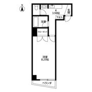 リヴイン国立の間取り画像