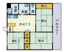 小笹カステリアBの間取り画像