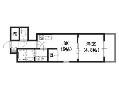 プリモパッソ谷町9丁目の間取り画像