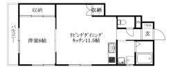 メゾンドール久万ノ台の間取り画像
