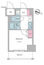 レジディア東品川の間取り画像