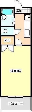 リヴィング若葉の間取り画像