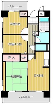 プロスペリテ神戸の間取り画像