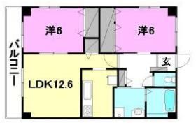 フォブール栗林の間取り画像