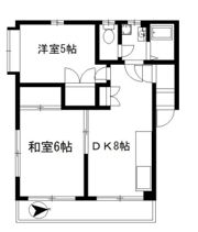 ミキハイツの間取り画像