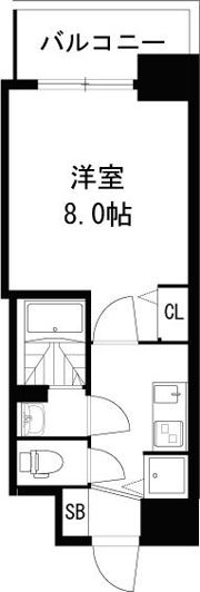 ディームス江坂の間取り画像