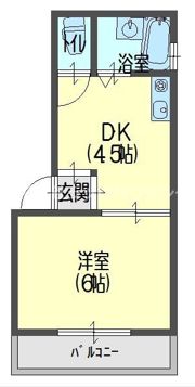 富士マンションの間取り画像