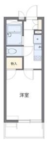 レオパレスメローフィールド Kの間取り画像