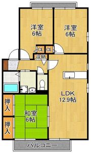 ターフ潤A棟の間取り画像