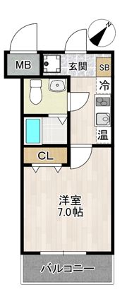 レクシア南瓦町の間取り画像