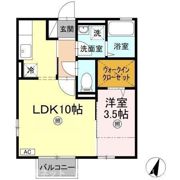 ボン･ヴォヤージュⅡの間取り画像