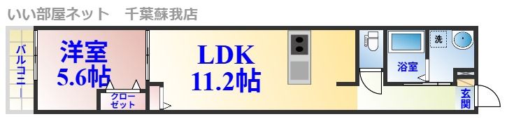 Likes仁戸名町A棟の間取り画像