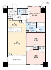 プレシス関内千歳公園の間取り画像