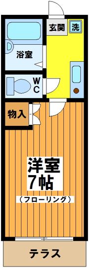 第二白亜館の間取り画像
