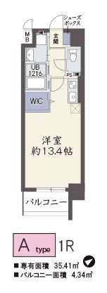 メゾンドボヌールの間取り画像