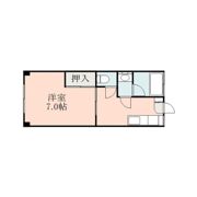 水前寺ハイツの間取り画像