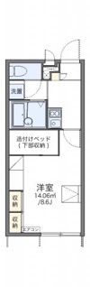 レオパレス湖月の間取り画像