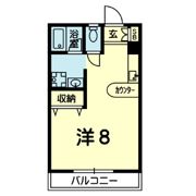 スカイコート熊本の間取り画像