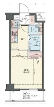 ロアール西品川の間取り画像