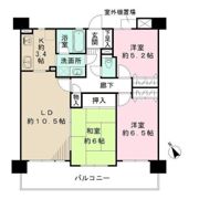 藤和シティホームズ江坂Ⅱの間取り画像