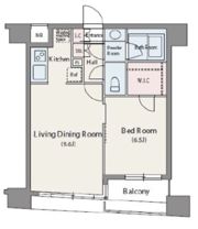 人形町デュープレックスR’sの間取り画像