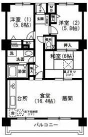 アーバンパーク緑地公園の間取り画像