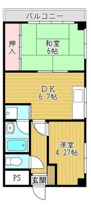 メゾンKの間取り画像