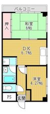 メゾンKの間取り画像