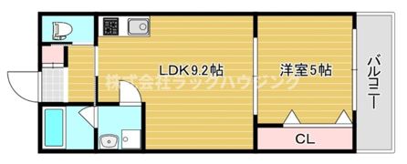 セレニティ下木田B棟の間取り画像