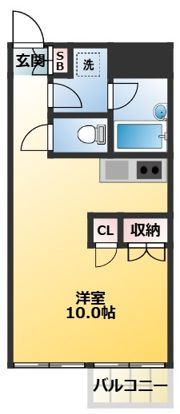 なり駒第3ビルの間取り画像