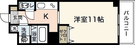 リバーハイツの間取り画像