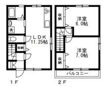 アドバンス乙多見Aの間取り画像