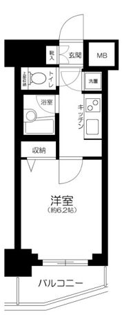 パレステュディオ渋谷WESTの間取り画像