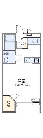レオパレスフロールの間取り画像