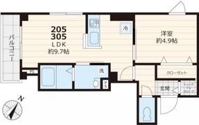 Rapport H＆S ラポールエイチアンドエスの間取り画像