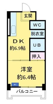 サンハイツ新井の間取り画像