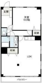 南部ハイツの間取り画像