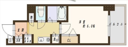 プレサンス梅田フロンティアの間取り画像