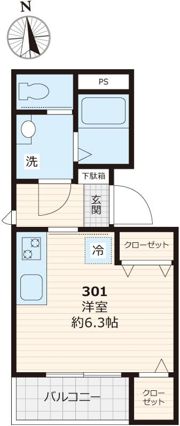 カーサリリーの間取り画像
