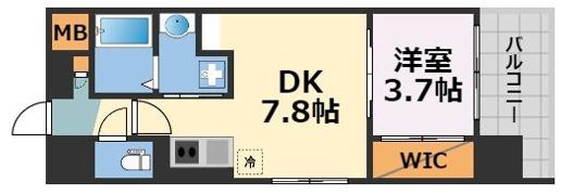 Dimora難波の間取り画像