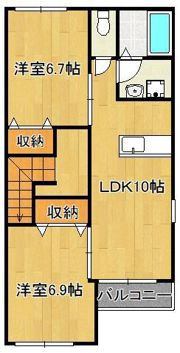 SlowHand参番館の間取り画像